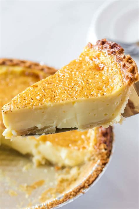 Easy Egg Custard Pie Recipe - Platter Talk