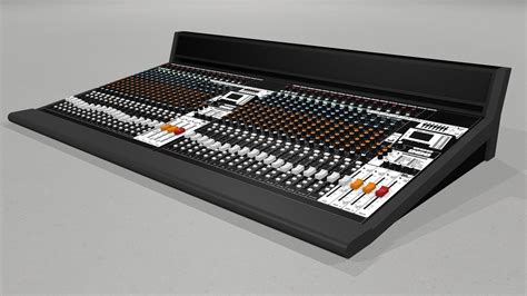 Mixing Board - Recording Studio Mixer 3D model | CGTrader