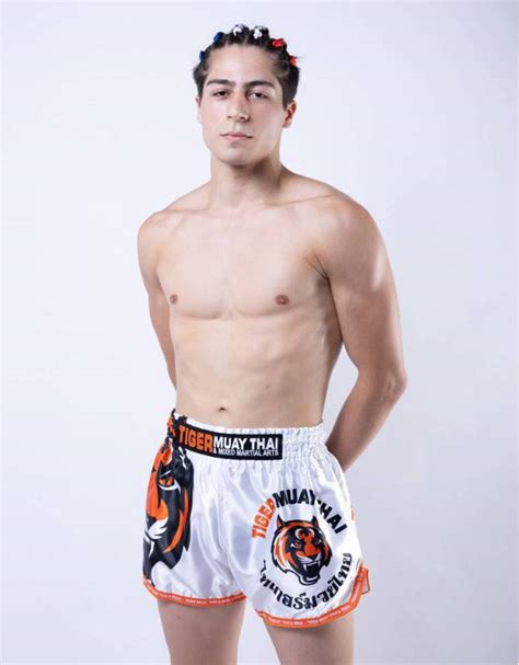 Gloves - Muay Thai - "Signature" - White & Orange - TMT Fightstore