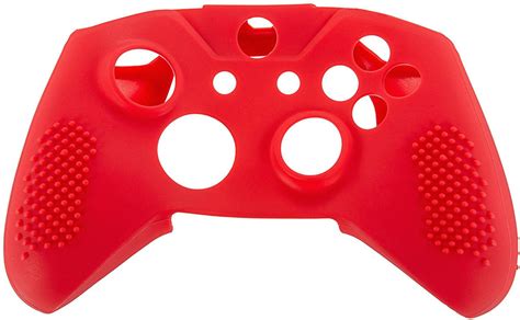 Soft Red Silicone Controller Cover Grips Caps Protective Case for Xbox ...