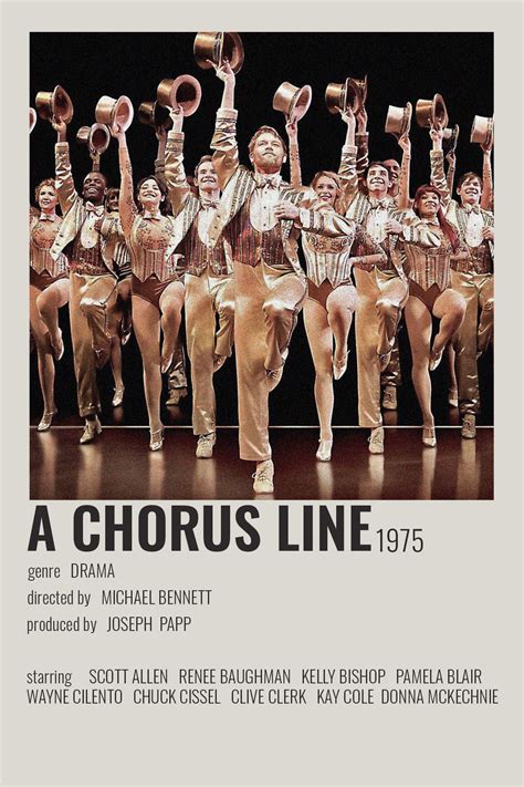 A Chorus Line by cari | Broadway musicals posters, Musical theatre ...