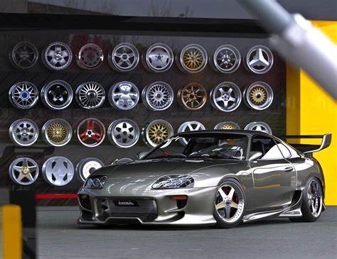 Veilside Supra Digitally Tests 1990s Devotees With Cool Wall of Wheels Quiz - autoevolution