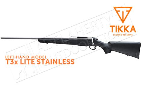 Tikka T3x Lite Stainless Rifle, Left Handed - Various Calibers - Al Flaherty's Outdoor Store