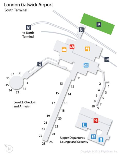 North Terminal Gatwick Map - China Map Tourist Destinations