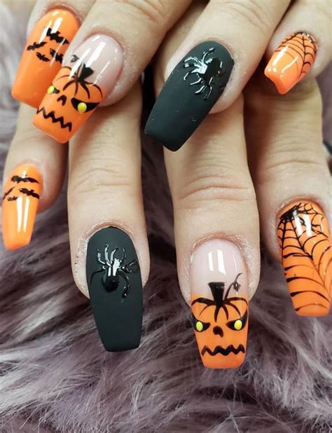 38 DIY Design Of Coffin Nails For Halloween - Lilyart