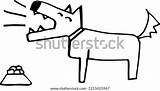 Barking Dog Vector Hand Drawing Illustration Stock Royalty Free  sketch template
