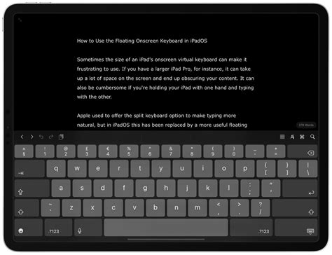 How to Use the Onscreen Floating Keyboard in iPadOS - MacRumors