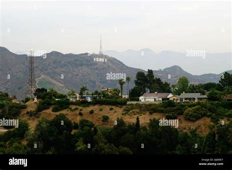 View of Hollywood sign Los Angeles CA Stock Photo - Alamy