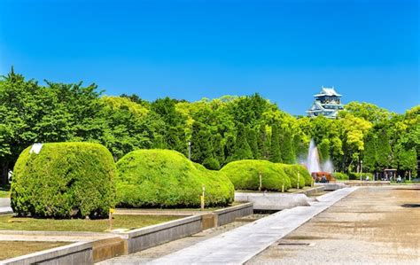 Premium Photo | View of osaka castle park in osaka japan