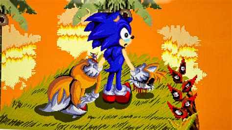 Sonic exe one last round sonic find tails but dead by Sonicxcreepypastyx on DeviantArt