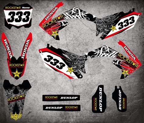 Honda 125cc + Star Style full Sticker Kit - MotoXart