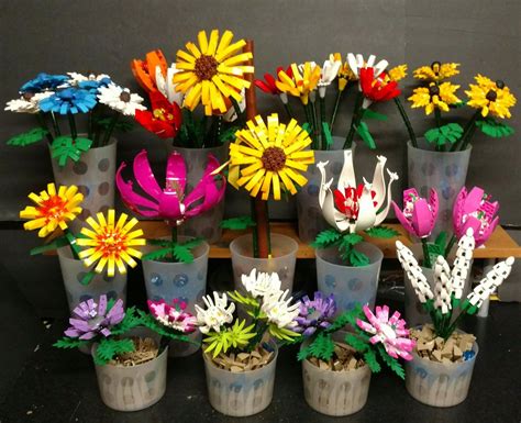 Blooming At Home | Lego flower, Lego design, Lego sculptures