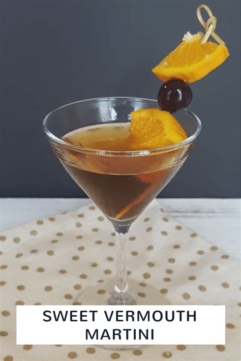 Sweet Vermouth Martini | Recipe | Sweet vermouth cocktails, Vermouth, Martini recipes