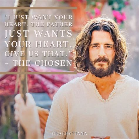 Jesus Wants Your Heart • The Chosen | Christ quotes, Choose quotes, For god so loved the world