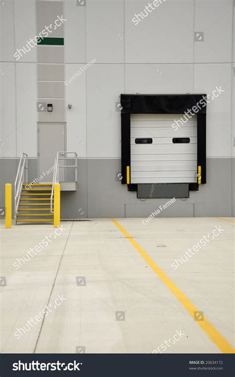 Industrial Loading Dock And Stairs For A Large Warehouse Stock Photo 20634172 : Shutterstock