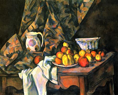 Still Life with Flower Holder - Paul Cezanne - WikiArt.org - encyclopedia of visual arts