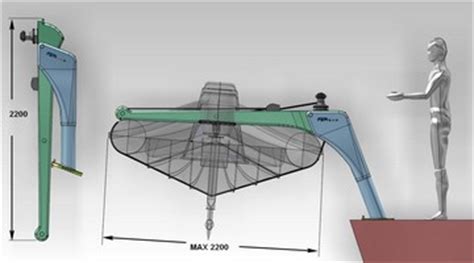 Dinghy Davits for Sailboats - FEMstrutture