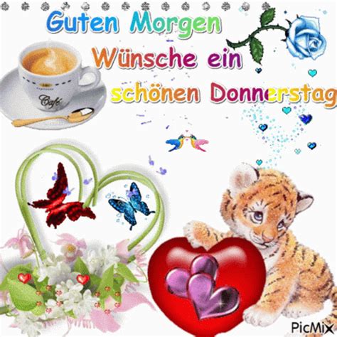 Guten Morgen Good Morning GIF - Guten Morgen Good Morning Hearts - Discover & Share GIFs