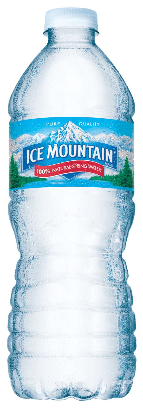 Water Bottle Ice Mountain Logo