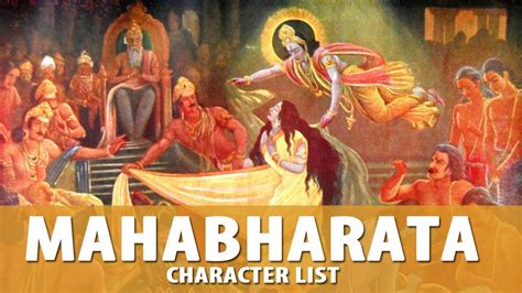 Mahabharata Character List - Stetsone