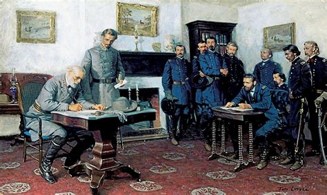 Surrender At Appomattox (PRINT) | Classic Aviation & War Art, LLC