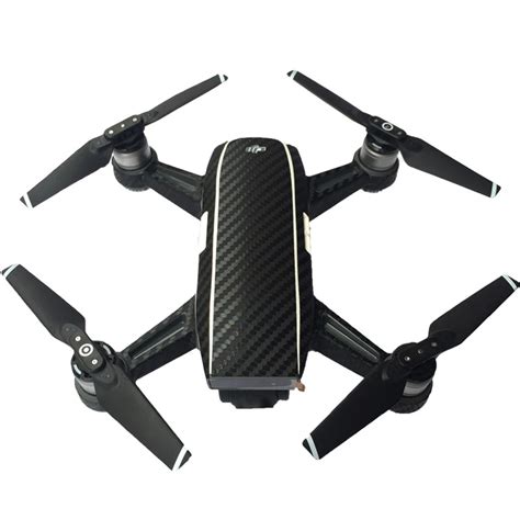 Spark Accessories Luxury Waterproof FPV Protective Carbon Fiber Skin Cover Sticker For DJI Spark ...
