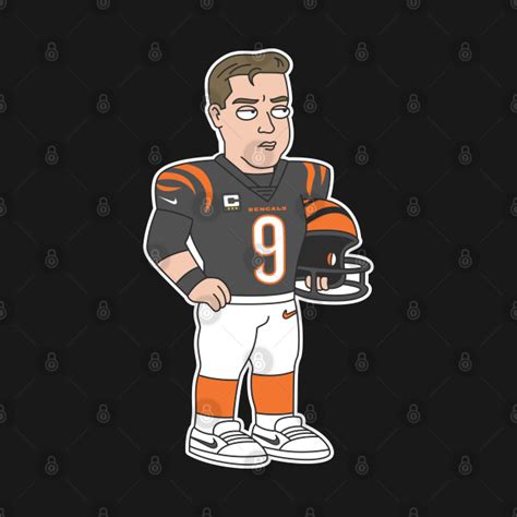 Joe Burrow Bengals Cartoon - Joe Burrow - T-Shirt | TeePublic