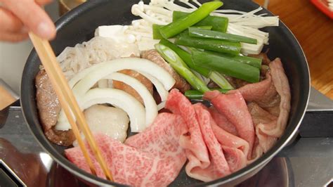 Kansai-style Sukiyaki Recipe - Cooking with Dog