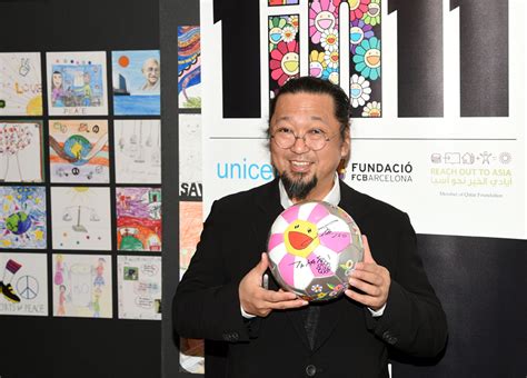 Takashi Murakami, Damien Hirst & Lionel Messi For UNICEF's Charity Campaign 1in11 - Art-Sheep