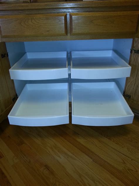 Kitchen cabinet roll out shelves | Wichita Handyman