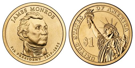 Presidential Dollar Coins - $1 Golden Presidents Coins