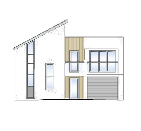 Popular 2D Front Elevation Drawings, House Plan Elevation