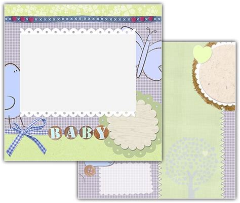 Download this It's a Baby! Scrapbook Layout and other free printables from MyScrapNook.com ...