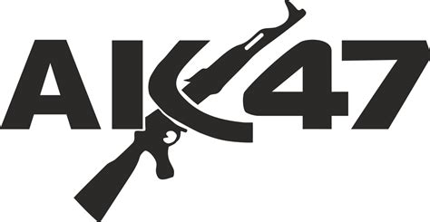 AK 47 guns Wall Art Sticker Vector Free Vector cdr Download - 3axis.co