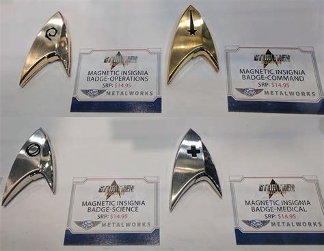 QMx Reveals STAR TREK: DISCOVERY Insignia Badges • TrekCore.com