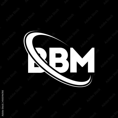 BBM logo. BBM letter. BBM letter logo design. Intitials BBM logo linked with circle and ...