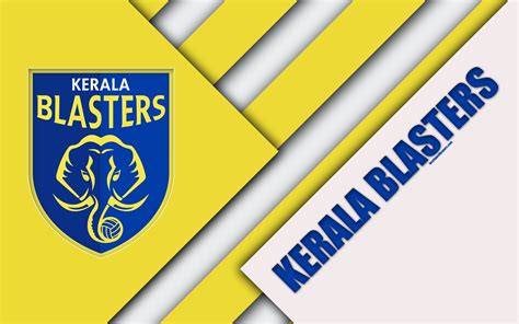 Kerala Blasters Fc, 4k, Logo, Material Design, Yellow - Kerala Blasters Fc Hd - 3840x2400 ...