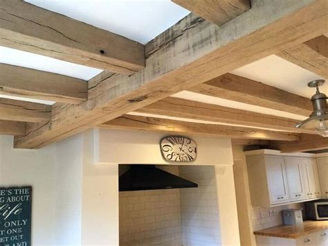 White Oak Ceiling Beams Faux Wood Structural Air Dried Grade Traditional Decorating Delectable ...