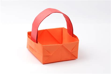 Origami Easter Basket Step By Step Instructions - Paper Kawaii