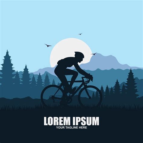 Mountain Bike Logo Design Vector Template 21868847 Vector Art at Vecteezy