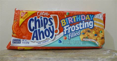 Creamy Steaks: Chips Ahoy! Birthday Frosting Filled Cookies