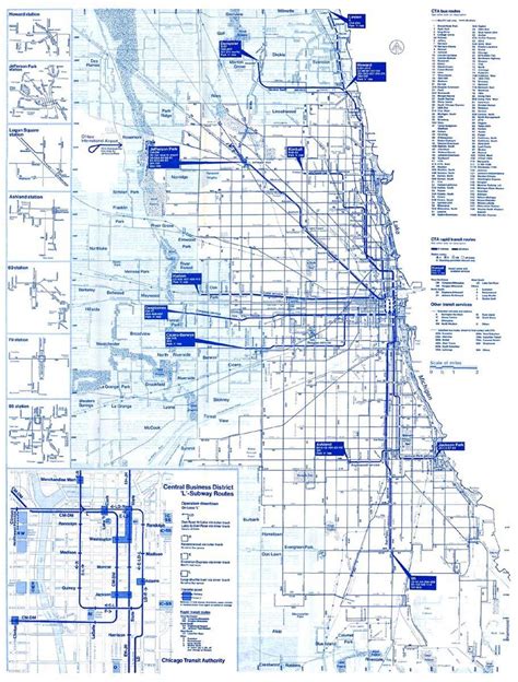 Cta bus map - Cta bus route map (United States of America)