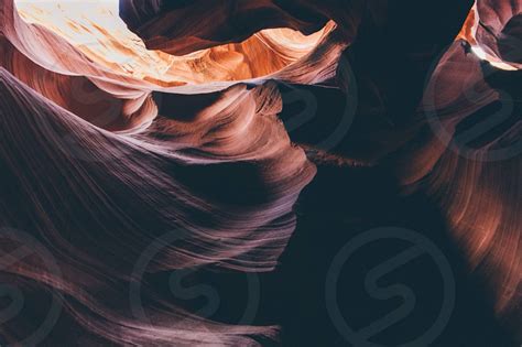 Antelope Canyon, sunset, USA by Marin Stefani. Photo stock - StudioNow