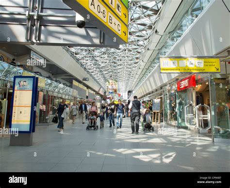 Berlin - Tegel Airport the arrivals and departures hall Stock Photo - Alamy