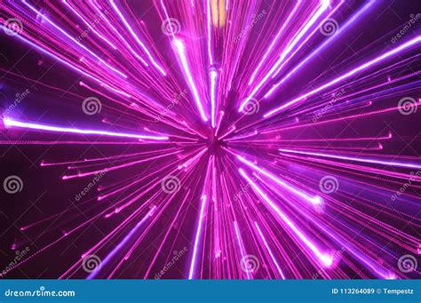 Abstract Violet Light Streak Blurs Stock Image - Image of light, pink ...