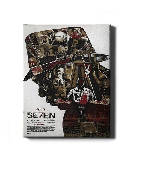 Seven Film Poster, Movie Film Poster Print, Home Decor/Wall Art/Picture ...