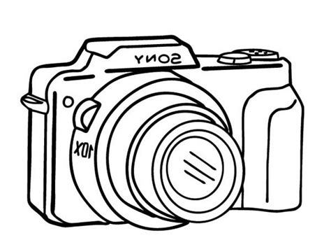 Free Printable Camera Coloring Pages