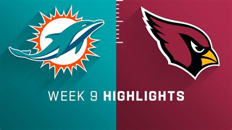 Miami Dolphins vs. Arizona Cardinals highlights | Week 9