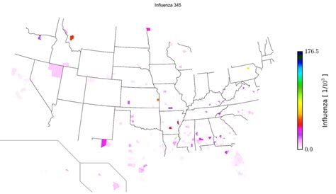 Flu Map [IMAGE] | EurekAlert! Science News Releases