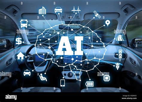 autonomous car with AI(Artificial Intelligence) concept Stock Photo - Alamy